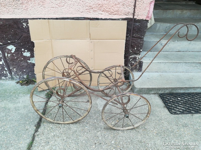 Antique stroller frame