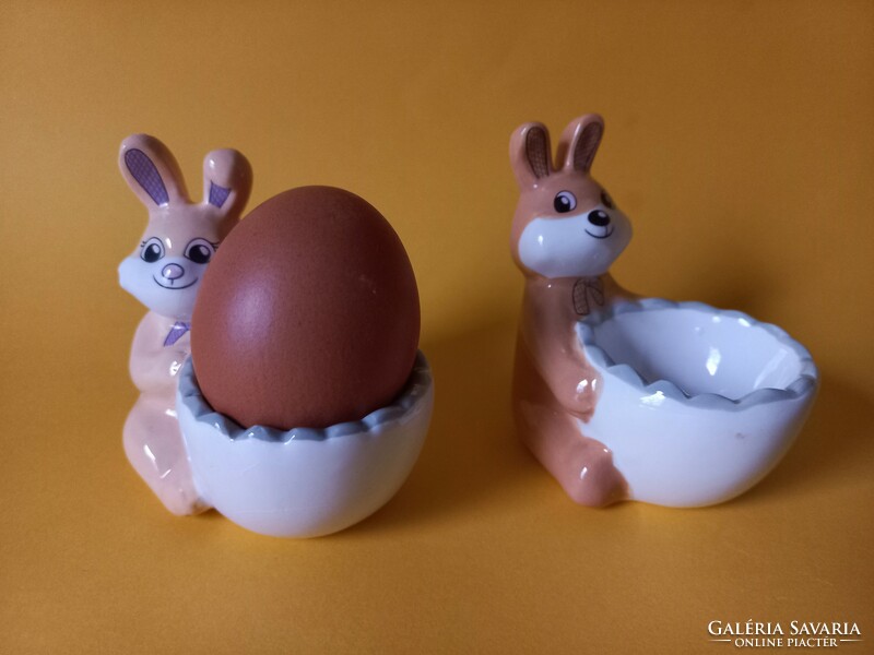Set of 2 Easter bunny egg holders