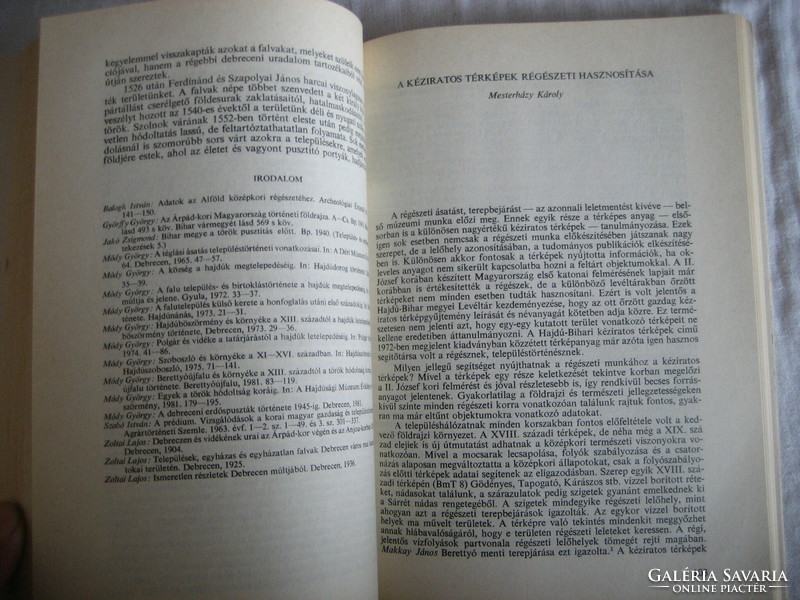 Hajdú-Bihar manuscript maps