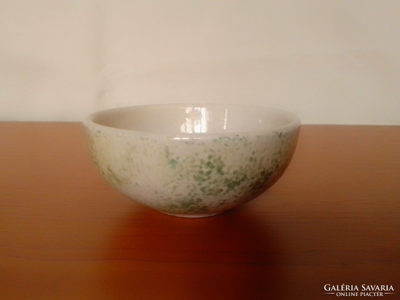 Antik régi kínai stílusú mázas fajansz kerámia teás csésze 1800-as évek vége