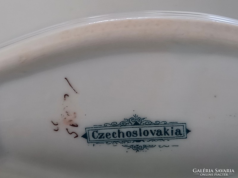 Antique, Czechoslovakian, porcelain sauce, sauce bowl, pouring