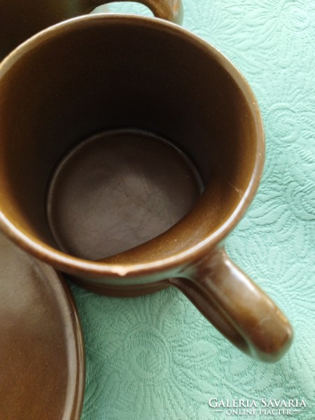 Kerámia kávés csésze,kiöntőkkel