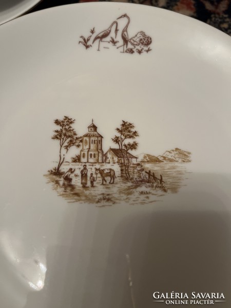 6 Personal, antique Epiag tableware set, 23 pieces, in beautiful condition