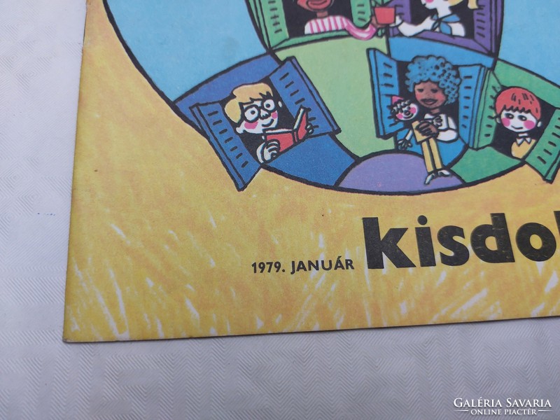 Régi újság Kisdobos 1979 január retro gyermek magazin