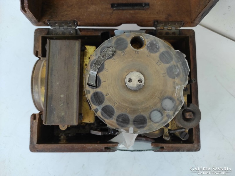 Antik őr óra mérő műszer muzeális műszaki régiség 632