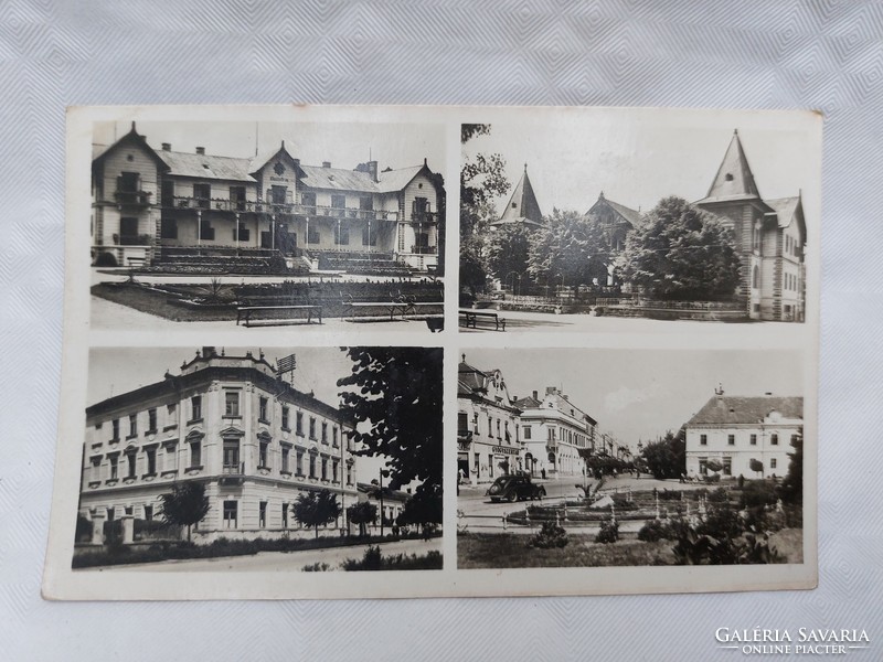 Régi képeslap 1953 Keszthely fotó levelezőlap