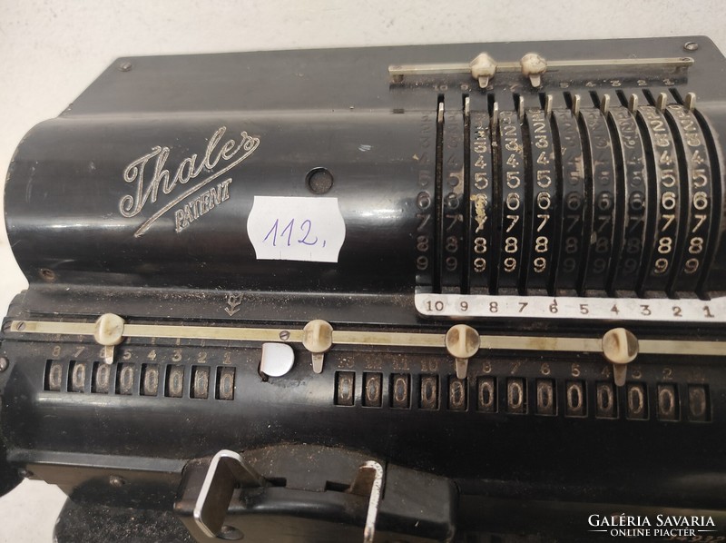 Antik számológép pénztár gép kassza cassa gyűjtemény számoló gép pénztárgép 112
