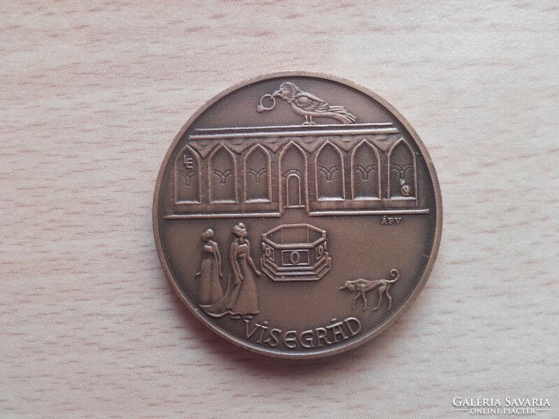 MÉE vándorgyűlés emlékérem 1973 Visegrád