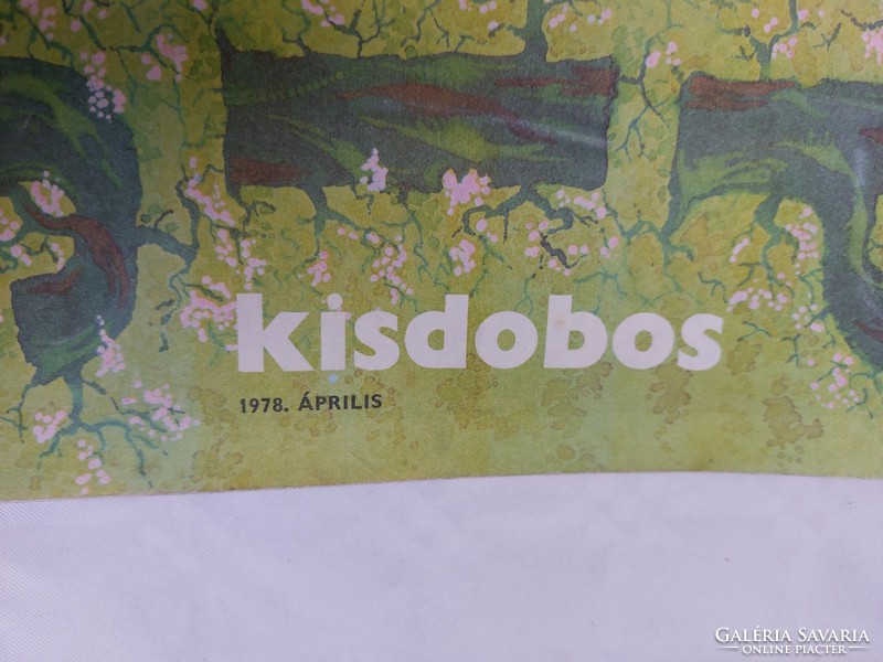 Régi újság Kisdobos 1978 április retro gyermek magazin