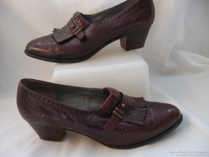 Burgundy leather creation k + s studio women's shoes kennel + schmenger 5.5