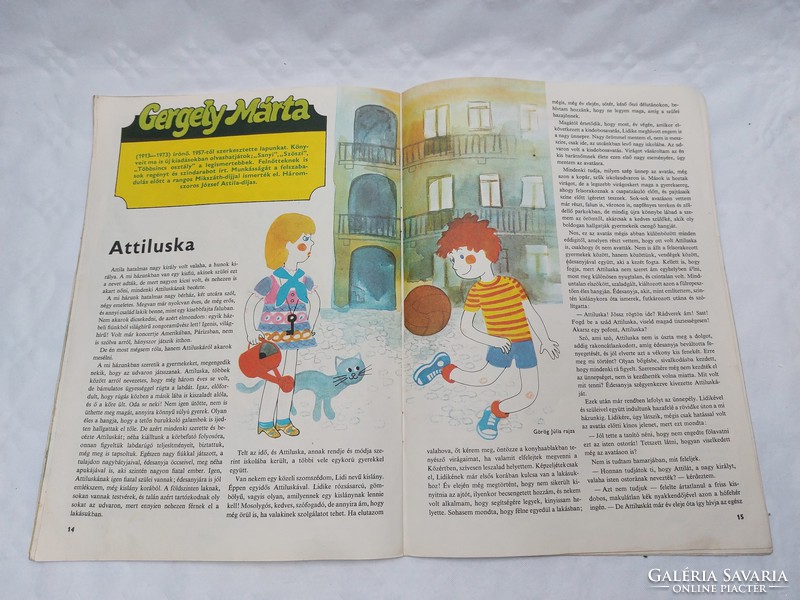 Régi újság Kisdobos 1977 április retro gyermek magazin
