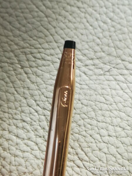 Gyönyörű ( CROSS sunce 1848)toll készlet 14 k Rolled Gold. Luxus ajándék gyüjtemény.