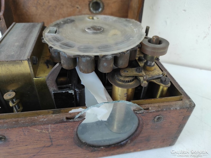 Antik őr óra mérő műszer muzeális műszaki régiség 632