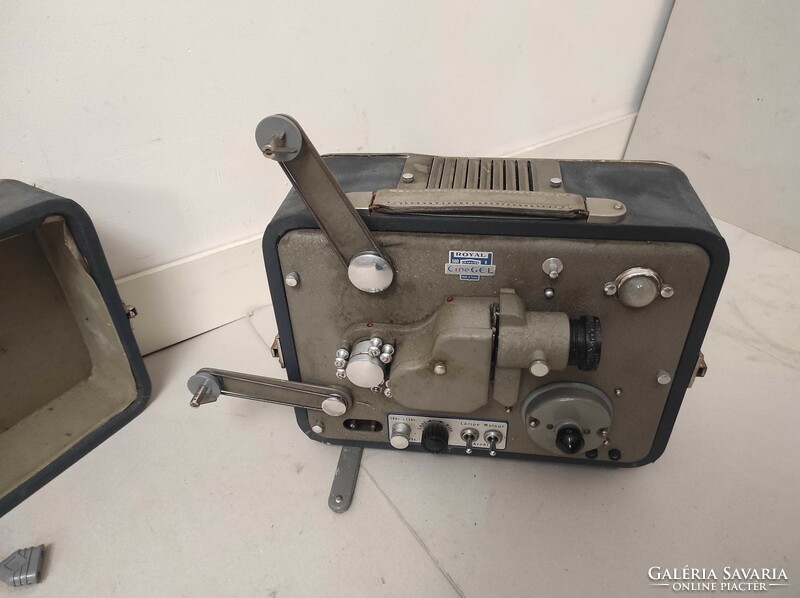 Antique film projection machine cinema projector in a portable box 193