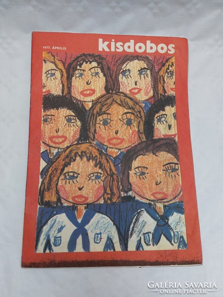 Régi újság Kisdobos 1977 április retro gyermek magazin