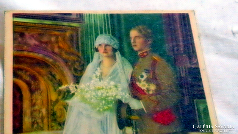 Ritka, Lipót király és Astrid királyné Az esküvői fotó Brüsszelben 1926.    116.