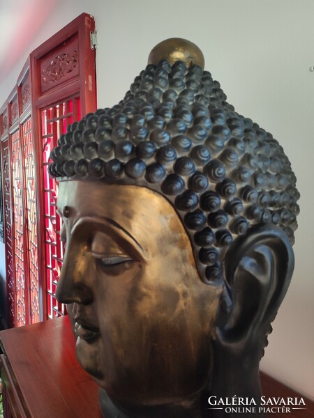 A large Buddha head!