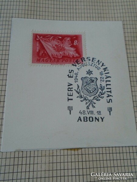 Za414.44 Occasional stamp design and competition exhibition abony 1948-viii 18
