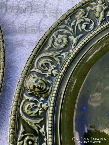 Pair of Meissen cölln wall plates