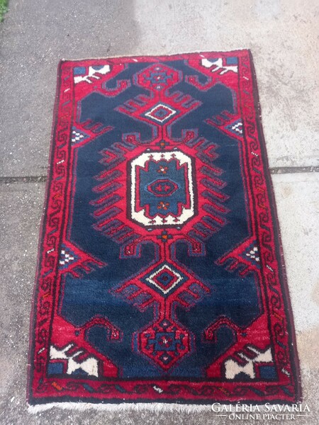 125 X 75 cm old Iranian Heriz Persian carpet for sale