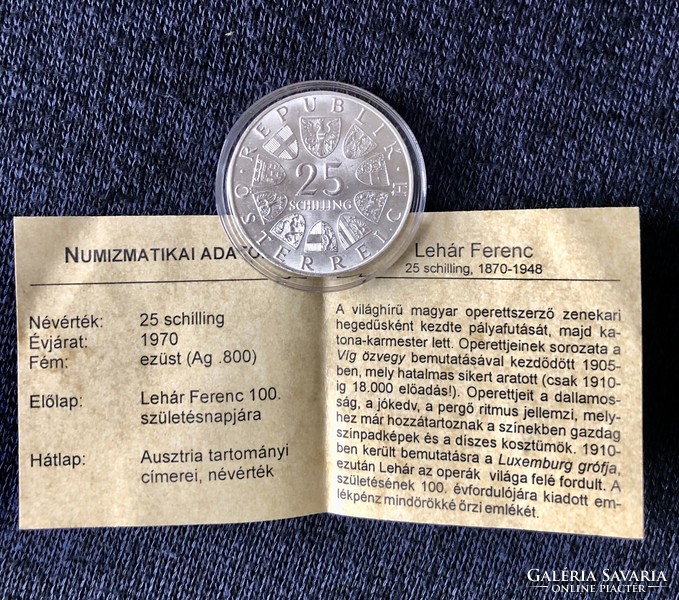 Austria, silver 25 schillings