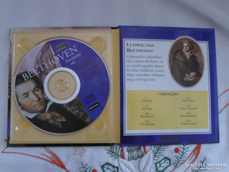 A zeneszerzés klasszikusai: Ludwig van Beethoven – Forradalmi tűz (Mester Kiadó, CD + könyv, 2007)