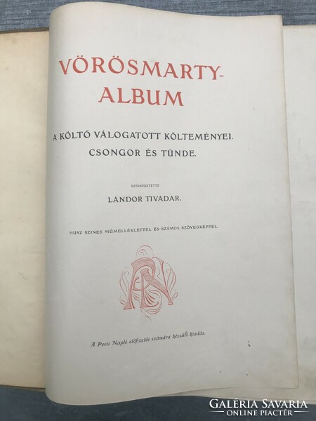 Vörösmarty album csongor and elf !!!