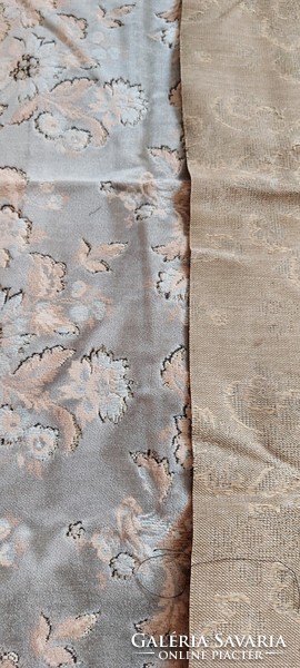 Antique, old furniture textile fabric upholstery, drapery