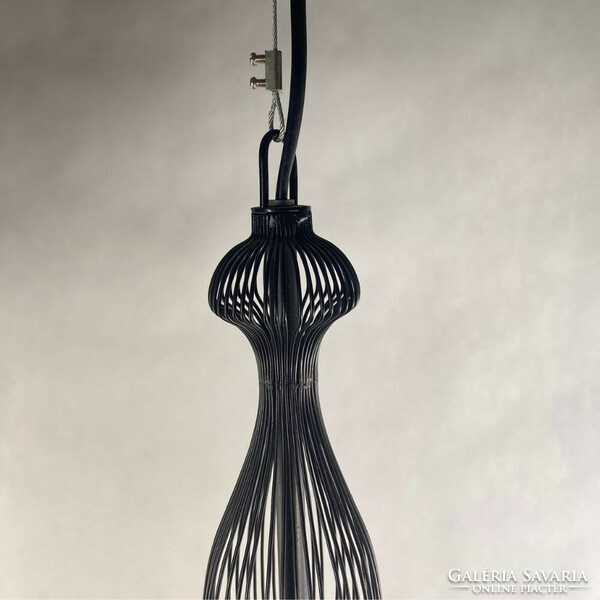 Forestier(Párizs) Imperatrice kerek  fekete drót mennyezeti lámpa
