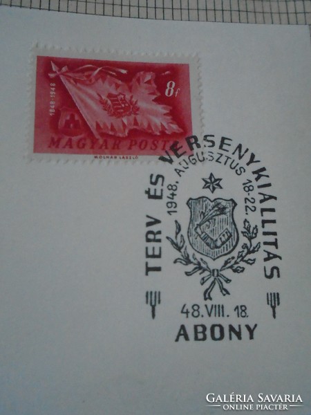 Za414.44 Occasional stamp design and competition exhibition abony 1948-viii 18