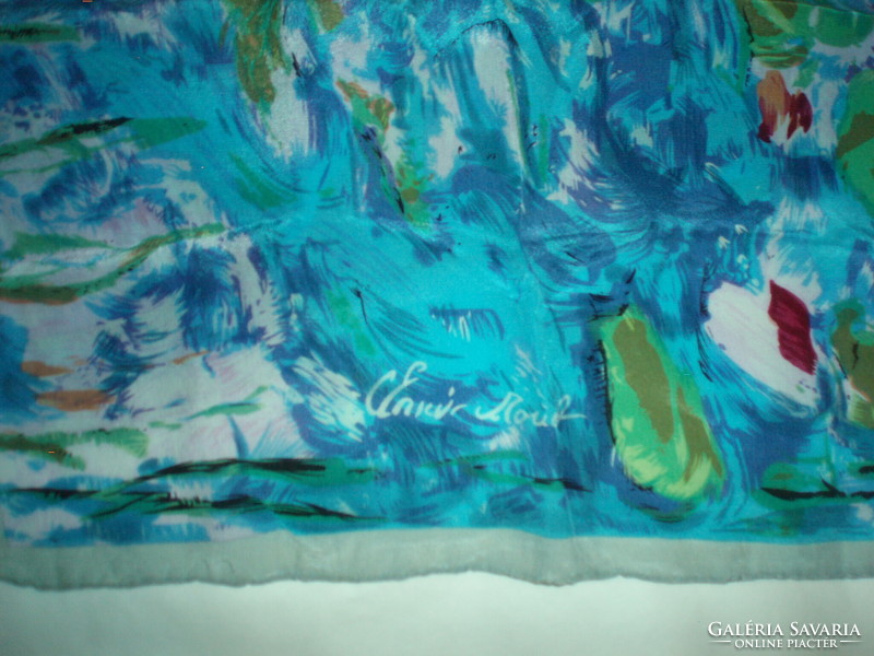 Vintage Claude Monet selyemsál
