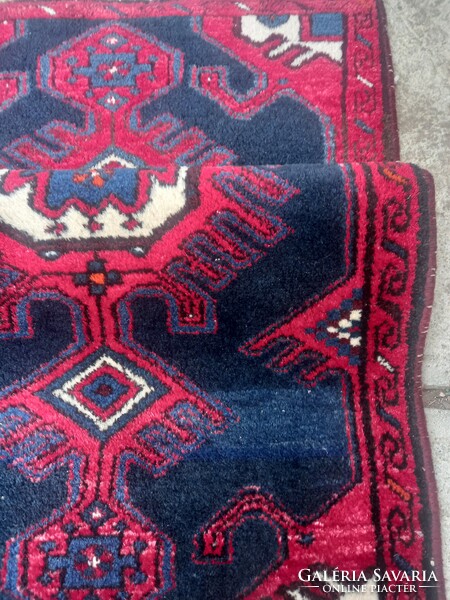 125 X 75 cm old Iranian Heriz Persian carpet for sale