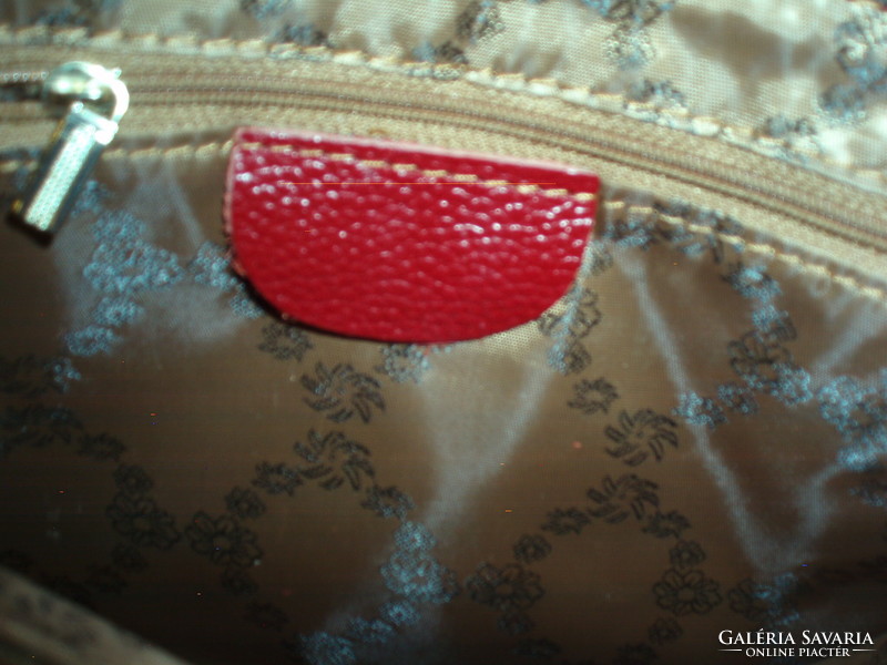 Vintage genuine leather small shoulder bag, reticule