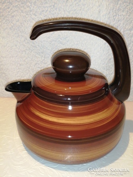 Enamel (silicone), teapot, pourer, dish.