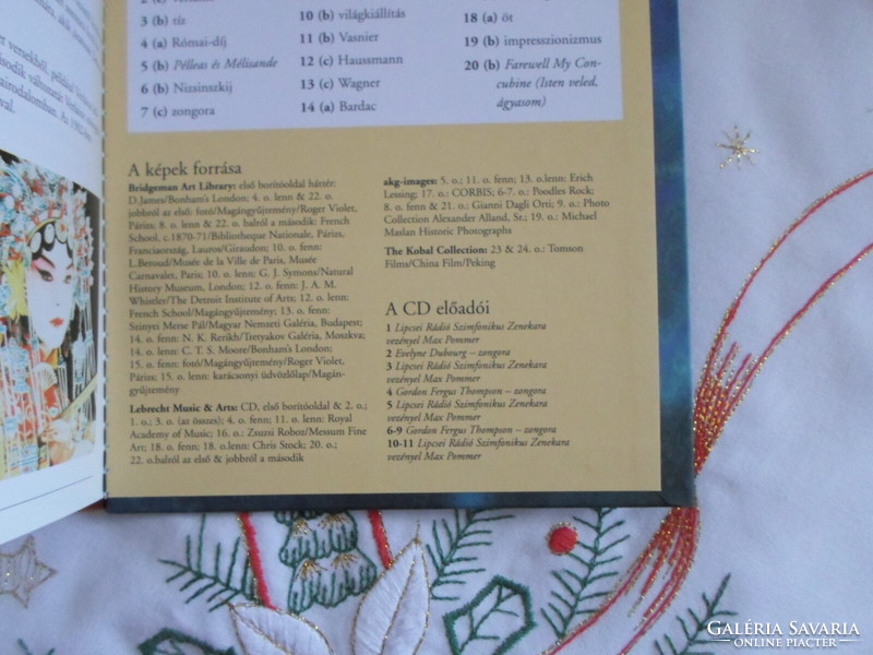 A zeneszerzés klasszikusai: Claude Debussy – Képek és benyomások (Mester Kiadó, CD + könyv, 2007)