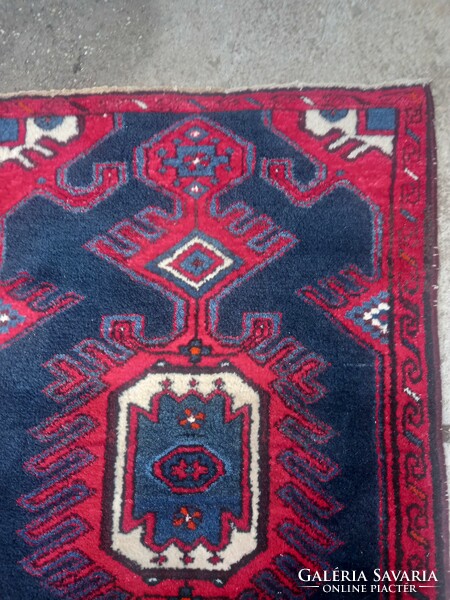 125 X 75 cm old Iranian Heriz Persian carpet for sale