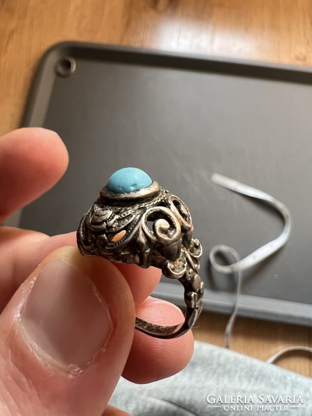 Antique silver ring