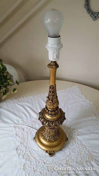 Beautiful, gilded, antique table lamp 2 pcs.