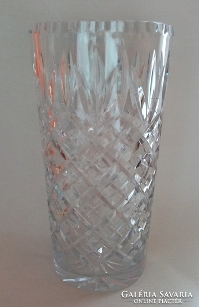 Lead crystal vase with beautiful polishing (flawless) / crystal vase