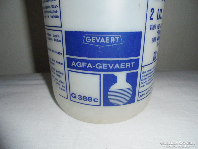 Retro AGFA - GEVAERT foto vegyszeres flakon