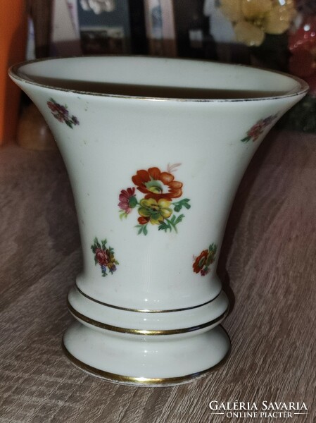 Porcelán virágos,elegáns,régi váza