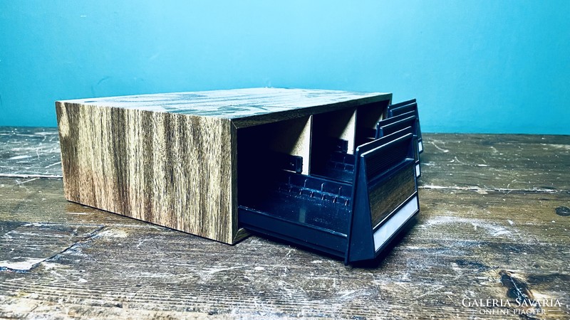 Retro mid century modern, design drawer cassette holder 3 pcs