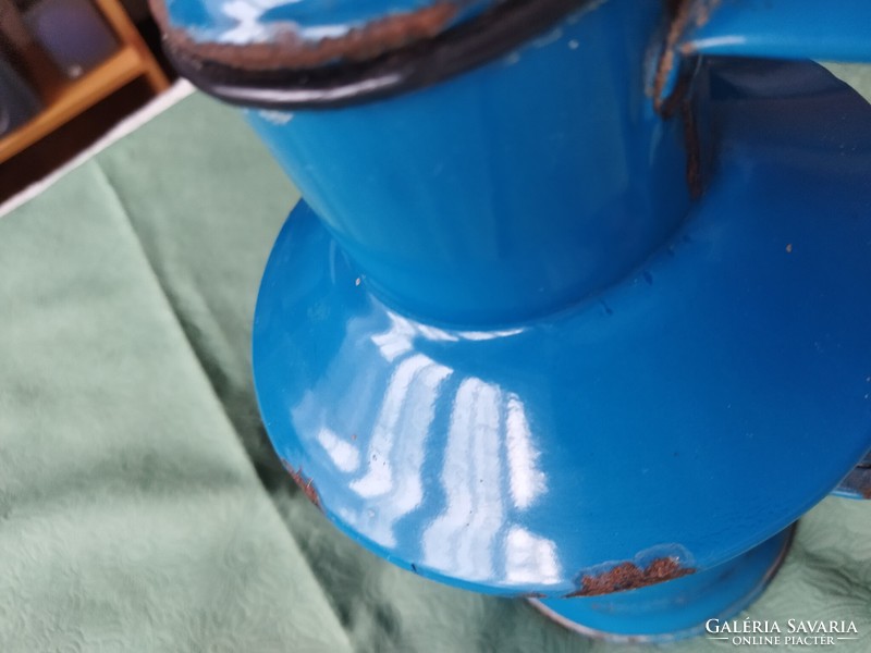 Jászkiséri kék zománcos vizes kanna