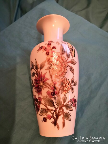 Flawless! Beautiful Zsolnay vase, 27 cm