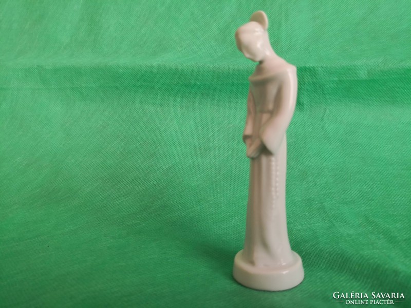 Antique Herend porcelain: Gácser kata: holy antal with halo, 12 cm