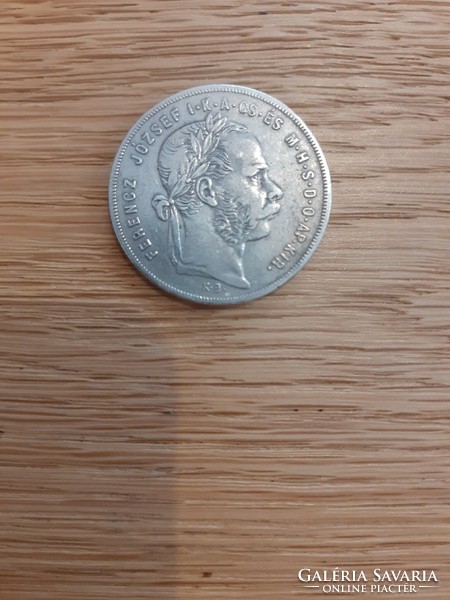 1879 József Ferencz silver 1 forint, Körmöcbanya