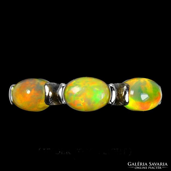 59 And real fire opal 925 silver ring