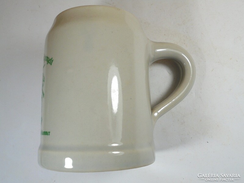 Retro old German ceramic beer mug 0.4 Liter - armbrustschützenzelt - tourist souvenir