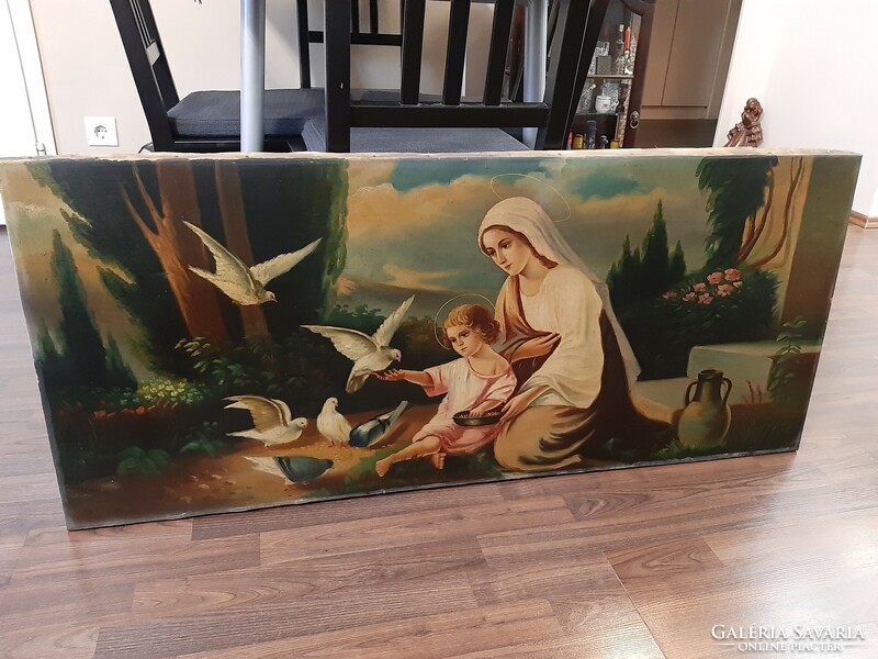 Olajfestmény 120x50 cm.