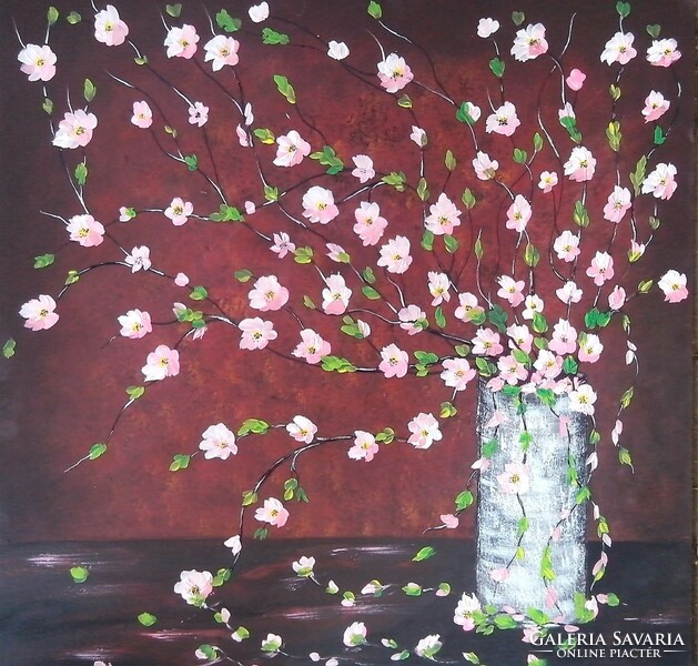 Molnár Ilcsi  "  Cseresznye  " - akril  festmény